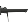 Grohe izlietnes maisītāja Eurosmart virsapmetuma daļa, 2MC, iztece 211 mm, no sienas, matēta melna
