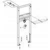 Grohe Grohe Rapid SL rėmas Rapid SL praustuvui, montavimo aukštis 1,13 m, chromas - 38557001