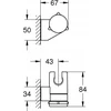 Grohe Grohe sieninis dušo laikiklis Tempesta 27595001