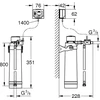 Grohe MĖLYNAS PRADĖTIES RINKINYS FILTRAS MAGNESIS + CINKAS 400 L