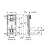 Grohe Rapid SL stovas pakabinamam dubeniui (38528001)