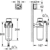 Grohe Mėlynas KIT MINI ANGLIES FILTRAS AKTYVUS 1500 L