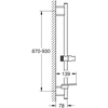 Grohe RSH SmartActive - brusestang 900 fantominis juodas