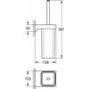 Grohe Selection Cube tualeto šepetys (rinkinys)