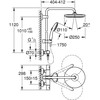 Grohe Grohe Vitalio Start 250 - Brusesystem 8,5l flex