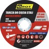 Grot INOX T1A 125 * 1, 0 * 22 COMLETE 10 STOCKS