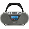 Aiwa BBTU-400SL portable stereo system Analog & digital 6 W FM Sidabrinis MP3 playback