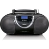Grotuvas Lenco Lenco DAB+-Radio/Boombox SCD-6900, kaseta, CD grotuvas/MP3, FM, DAB+, juoda