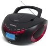 Grotuvas Luvianta Orava RCD-813 R Nešiojamas CD/USB grotuvas su radiju ir Bluetooth, raudonai juodas