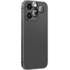 „AmazingThing AR“ aliuminio 3 objektyvų stiklas su kameros objektyvo rėmeliu, skirtas „iPhone 16 Pro / 16 Pro Max“ - Juodas