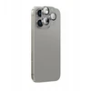 AmazingThing Aviation-Grade Alloy Apsauginis stiklas Lens skirtas Apple iPhone 16 Pro / 16 Pro Max Camera Lens - Gray