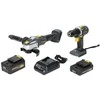 Grąžtas Įrankių rinkinys Grunder TOOL SET CD-B0A18 AG-B0118E 18V BL 2+4AH