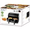 Gruzdintuvė Be riebalų Emerio Emerio Heat Air Fryer, Smart Fryer, 3,6+3,6L, Cool Touch