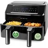 Gruzdintuvė Be riebalų Emerio Emerio Heat Air Fryer, Smart Fryer, 3,6+3,6L, Cool Touch