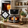 RTO Gruzdintuvė beztłuszczowa air fryer 5l piekarnik 1350w 10 trybów airfryer- or1353