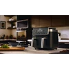 Karšto oro gruzdintuvė Ninja Foodi Dual Zone DZ801EU, juoda sp., 2470 W, 7.6 l
