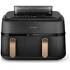 Dviejų krepšelių gruzdintuvė su garų funkcija Philips 5000 series NA552/00,  9 l