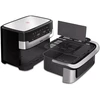 Gruzdintuvė Tefal Dual Easy Fry Flex EY922D 9 L Stand-alone Hot air fryer Juodas, Nerūdijantis plienas