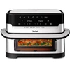 Gruzdintuvė Tefal Dual Easy Fry Flex EY922D 9 L Stand-alone Hot air fryer Juodas, Nerūdijantis plienas