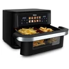 Gruzdintuvė Tristar Dualzone Flex Airfryer | FR-9078 | Power 2800 W | Capacity 10 L | Hot air technology | Juodas