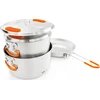 JAV GSI Glacier Stainless Base Camper Medium puodų rinkinys
