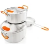 JAV GSI Glacier Stainless Base Camper Medium puodų rinkinys