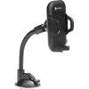Automobilinis universalus telefono laikiklis Forcell (17cm) Long arm tvirtinamas ant prietaisų skydelio, juodas