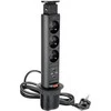 GTV Kištukinis lizdas su įžeminimu 2 x USB 2.1A 5V 1.5m (AE- BPW3U60U- 20)