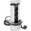 GTV Detalių šakyklę sudarė 100mm 3 x SCHUKO sidabro 1,8mm (AE- BPW3GS- 80)