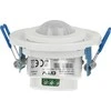 GTV CR-15 judesio jutiklis 800W 220-240V 360 laipsnių IP20 įleidžiamas baltas, 8m ± 2.2-4m veikia su LED (CR-CR15000-00)