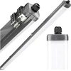 GTV G-TECH Hermetiškas šviestuvas 1x120 T8 LED-J, G13, AC220-240V, 50/60Hz, IP65, IK06, ABS/PS, pilkas