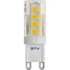 GTV LED lemputė LD-G9P5WE0-30 GTV 5W G9 kapsulinė 220-240V AC 3000K šilta balta 400lm 360°