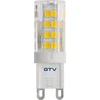 GTV LED lemputė LD-G9P5WE0-40 5W G9 SMD 2835 neutrali AC 230V švietimo kampas 360 laipsnių 400lm 4000K