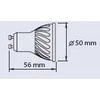 Bikuva.lt LED lemputė, A-G, SMD 2835, 3000K, GU10, 7,0W, AC180-250V, 50-60Hz, 120°, 550lm, 61mA