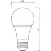 GTV LED lemputė, A65, 3000K, E27, 18W, 1700lm, AC175-265V/ 50-60Hz, RA>80, 180°, 157mA