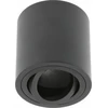 Lubinis šviestuvas GTV Lamp surface mounted AVEIRO BIS, IP20, round, juodas
