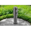 GTV Sodo stulpelis CORTA-P 36, IP54 4*Schuko lizdai, maks. 3500W, stulpelis, grafitas
