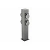 GTV Sodo stulpas LARGO-P 36, IP44, 4 * schuko lizdai, maks. 3500 W, stulpas, grafitas