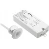 GTV Jungiklis be kontaktų PIR 230V, maks.250W, kabelis 2m, baltas
