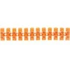 GTV 12 takelių gnybtų jungtis 2.5mm2 3A oranžinė lZ-25 LZ-25MM00-00