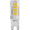 GTV LED lemputė, G9, 3000K, 9,5 W, AC220-240V, 360°, 900lm, 83mA