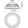 GTV LED lemputė Gtv LD-ES111NW13W120-00 12,5W GU10 ES111 4000K 1250lm