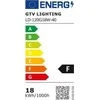 GTV LED ŠVIESOS ŠALTINIS, G120-GLOB, SMD 2835, 4000K, E27, 18W, AC220-240V, Spindulio kampas 360 laipsnių, 1600lm, 157mAh LD-120G18W-40