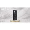 Dėklas Guess 4G Round Patch Classic Logo MagSafe Samsung Galaxy S25 Plus juodos spalvos