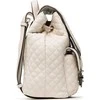 Guess, Adam Flap, Polyurethane, Textile Backpack, Stone, For Women