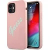 Dėklas GUESS HARDCASE GUHCP12SLSVSGP SILICONE VINTAGE IPHONE 12 MINI Rožinis/MINT