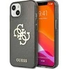 Dėklas GUHCP13MPCUGL4GBK Guess TPU Big 4G Full Glitter Case, skirtas iPhone 13, juodas