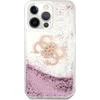 Guess GUHCP13XLG4GPI Apple iPhone 13 Pro Max 6,7″ rožinės spalvos kietas dėklas 4G Big Liquid Glitter