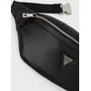 Guess, Certosa, Synthetic Leather, Textile Fanny Pack, hmcrts p1330, Juodas, 28 x 14 x 8 cm, For Men