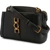 Guess, Brianna, Sintetinės odos, Tekstilinis Rankinė per petį, Juodas, HWVB8489140BLA, Moterims